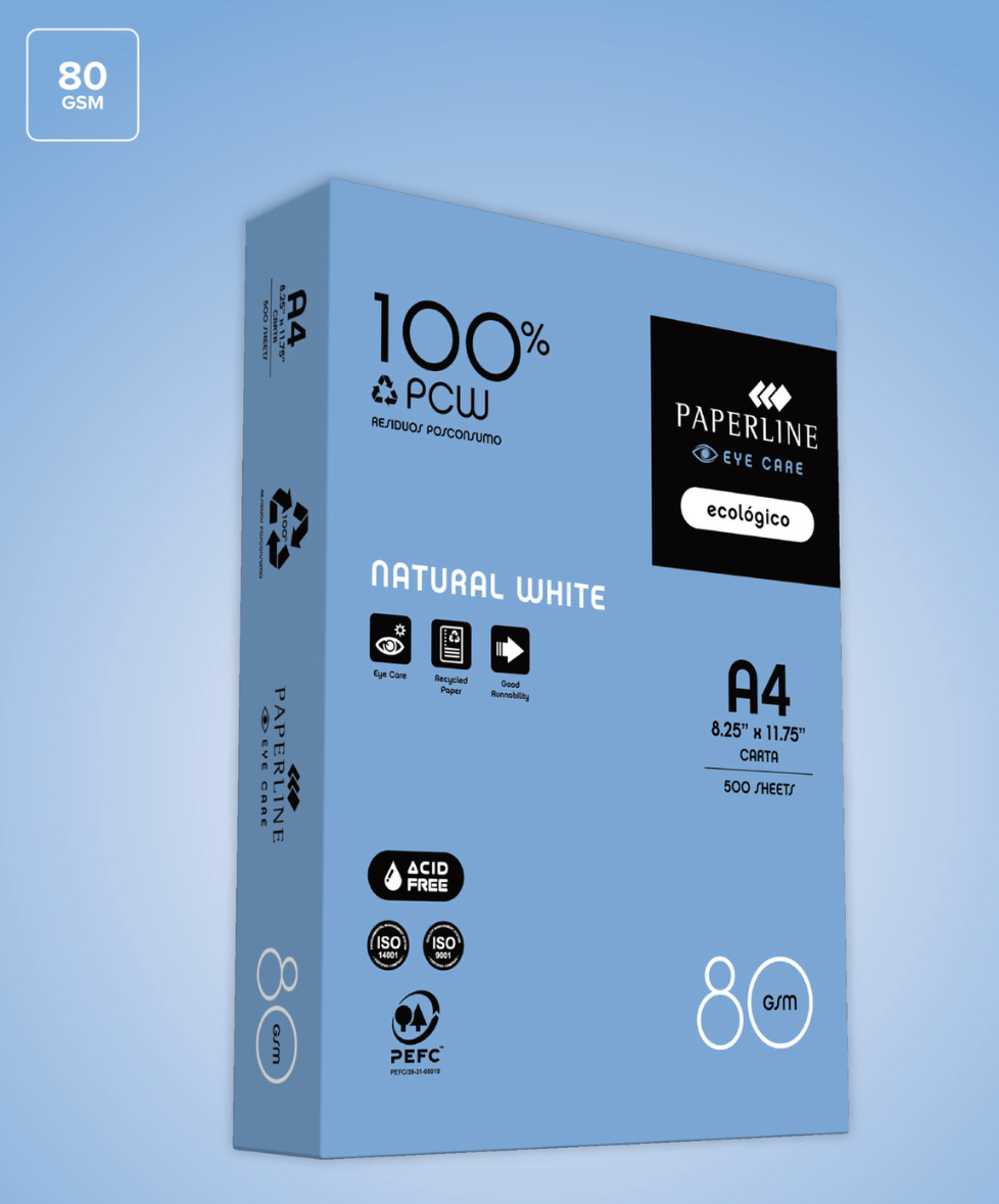 Paperline Eye Care Natural White Recycled Paper